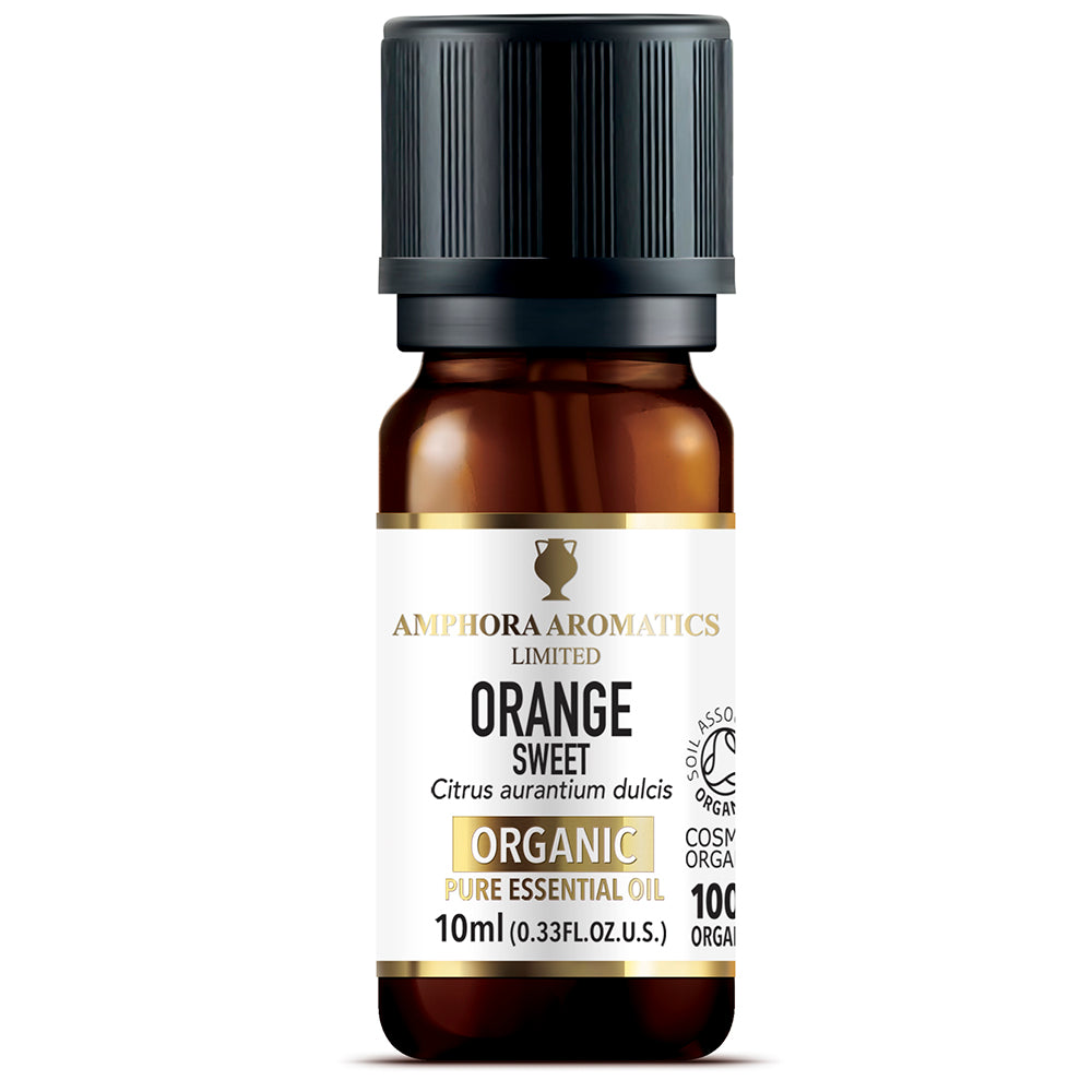 Amphora Aromatics Orange Sweet Organic Pure Essential Oil 10ml