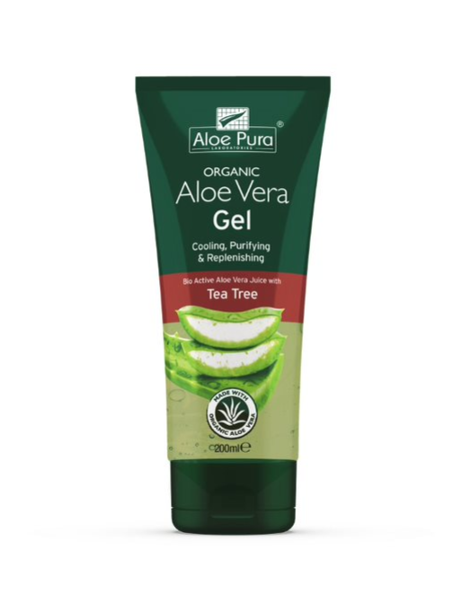 Aloe Pura Organic Aloe Vera Gel with Tea Tree 200ml