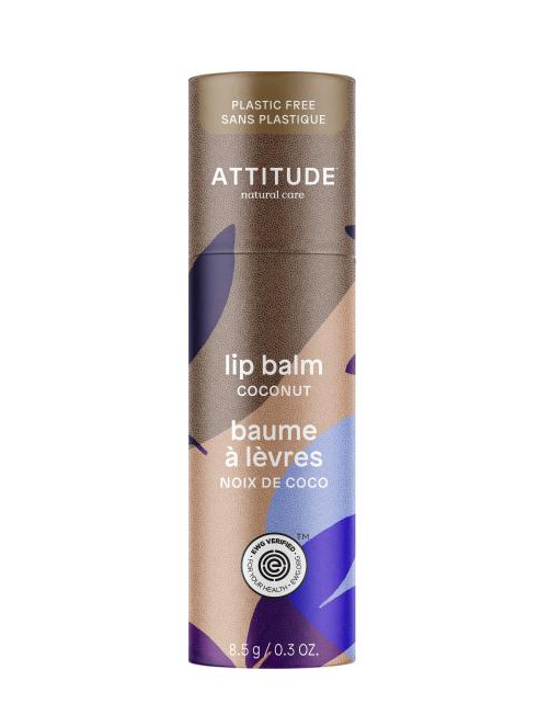 ATTITUDE Leaves Bar Lip Balm Coconut 8.5g