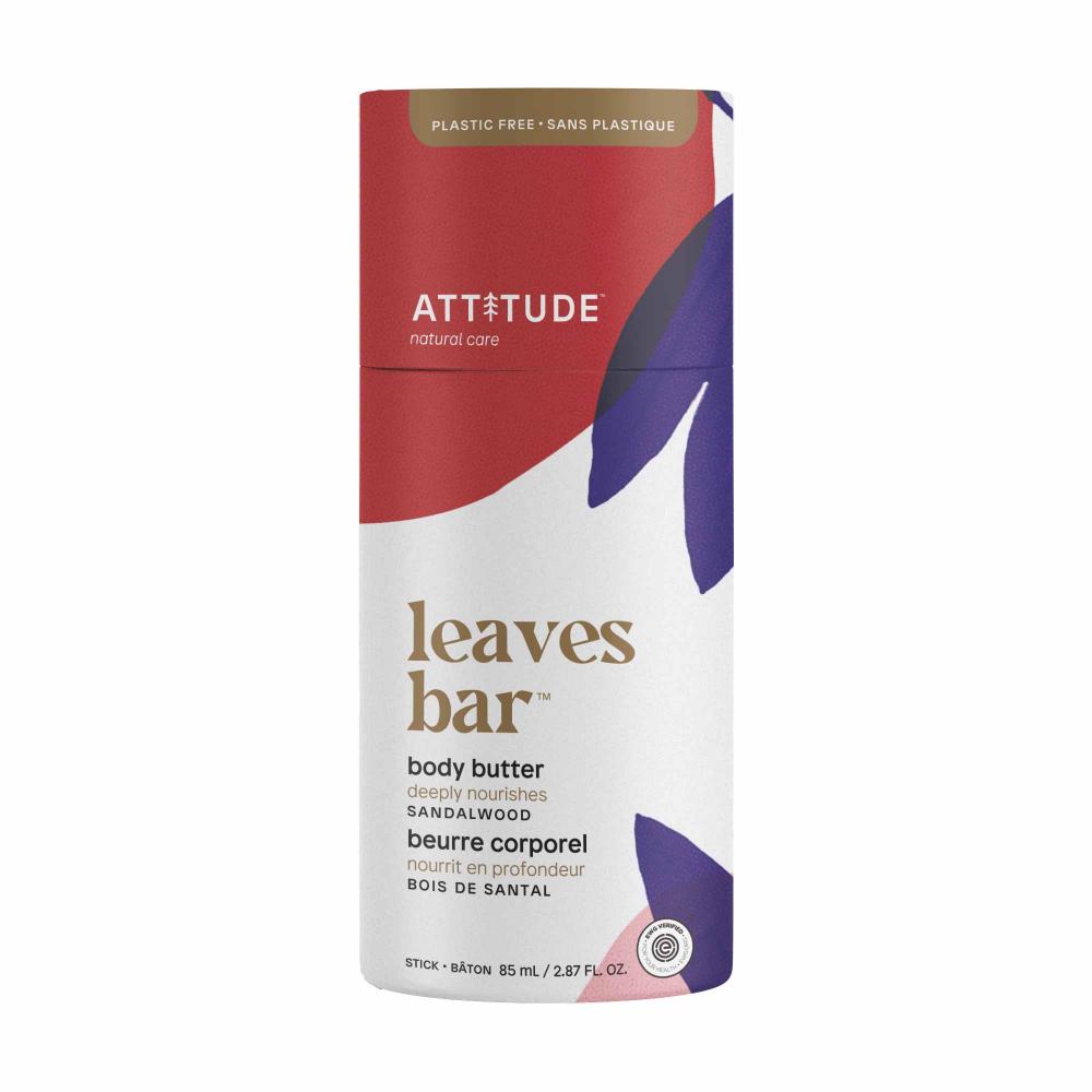 ATTITUDE Leaves Bar Body Butter Sandalwood Stick 85ml