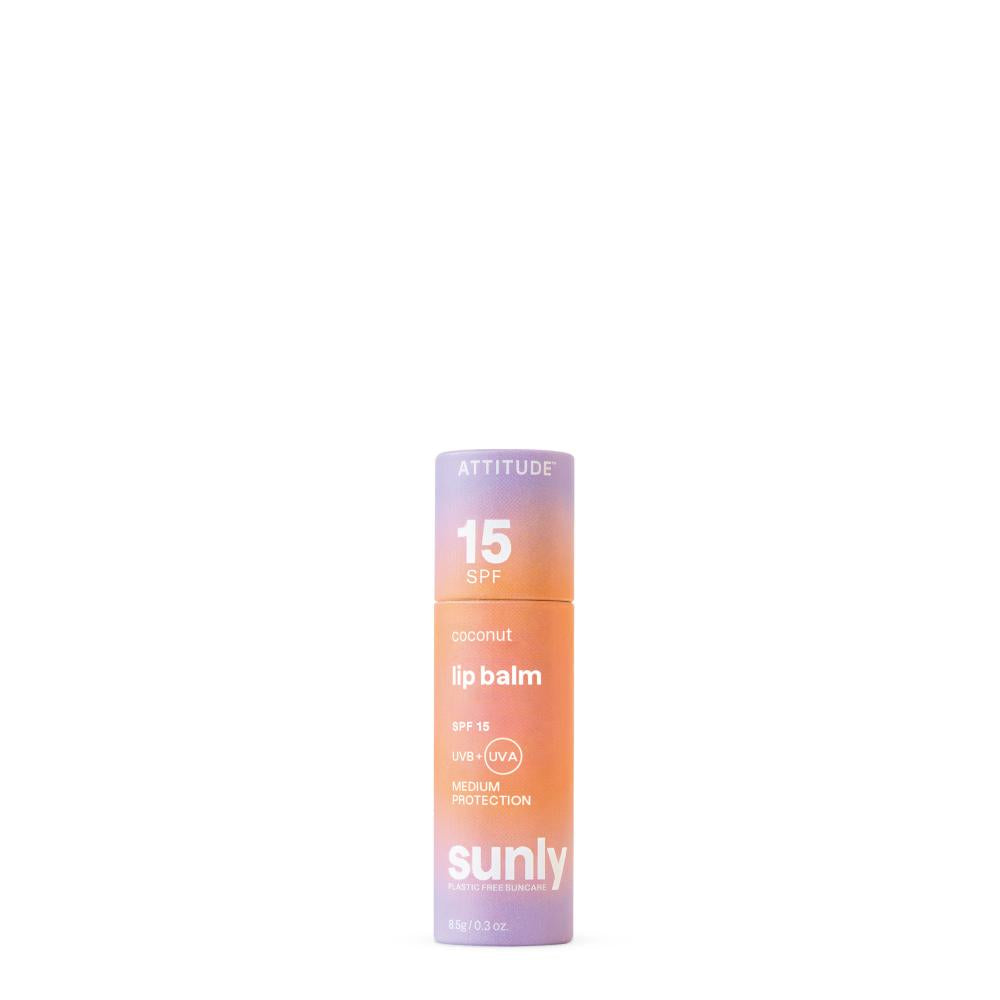 ATTITUDE 15 SPF Coconut Lip Balm - Sunly 8.5g