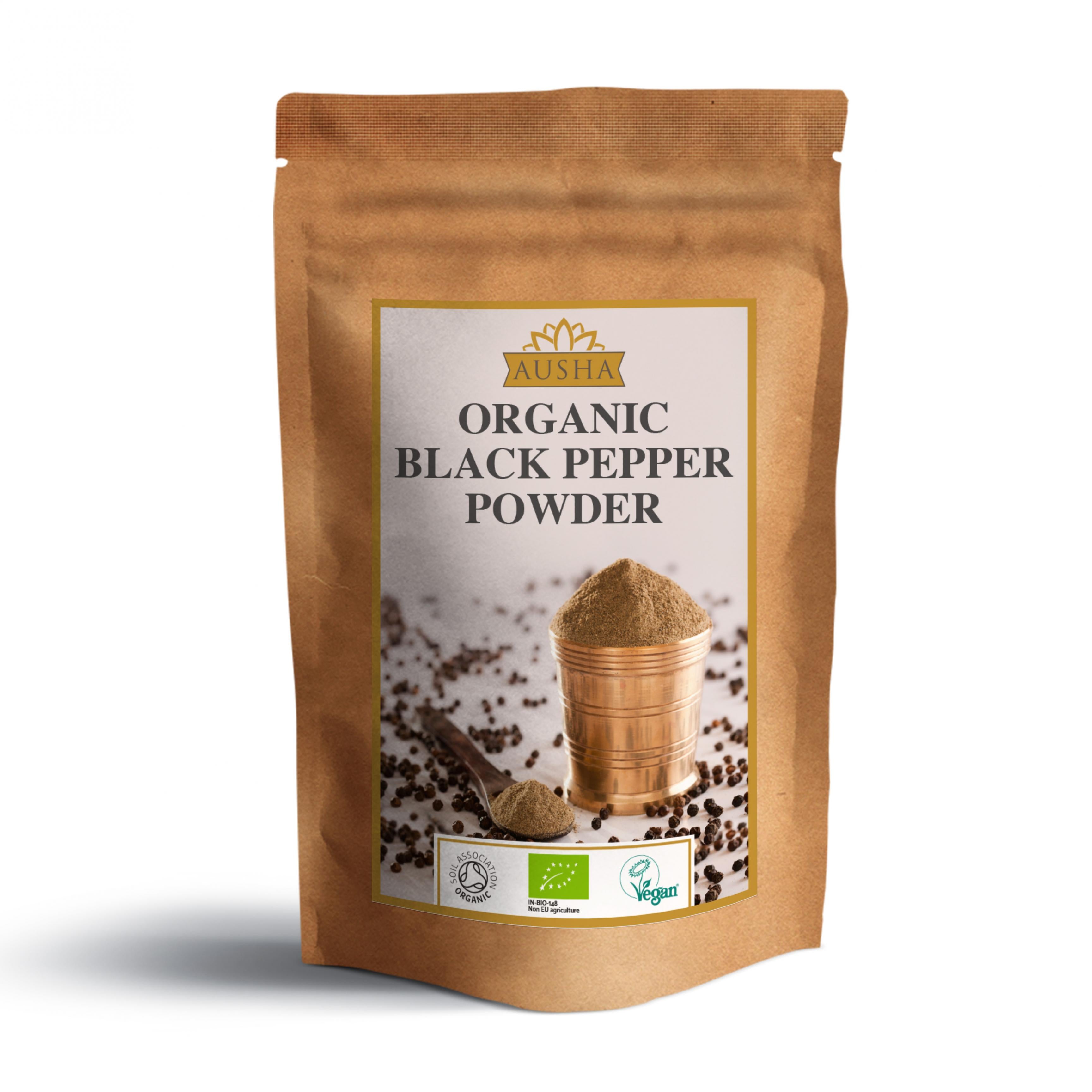 Ausha Organic Black Pepper Powder 200g