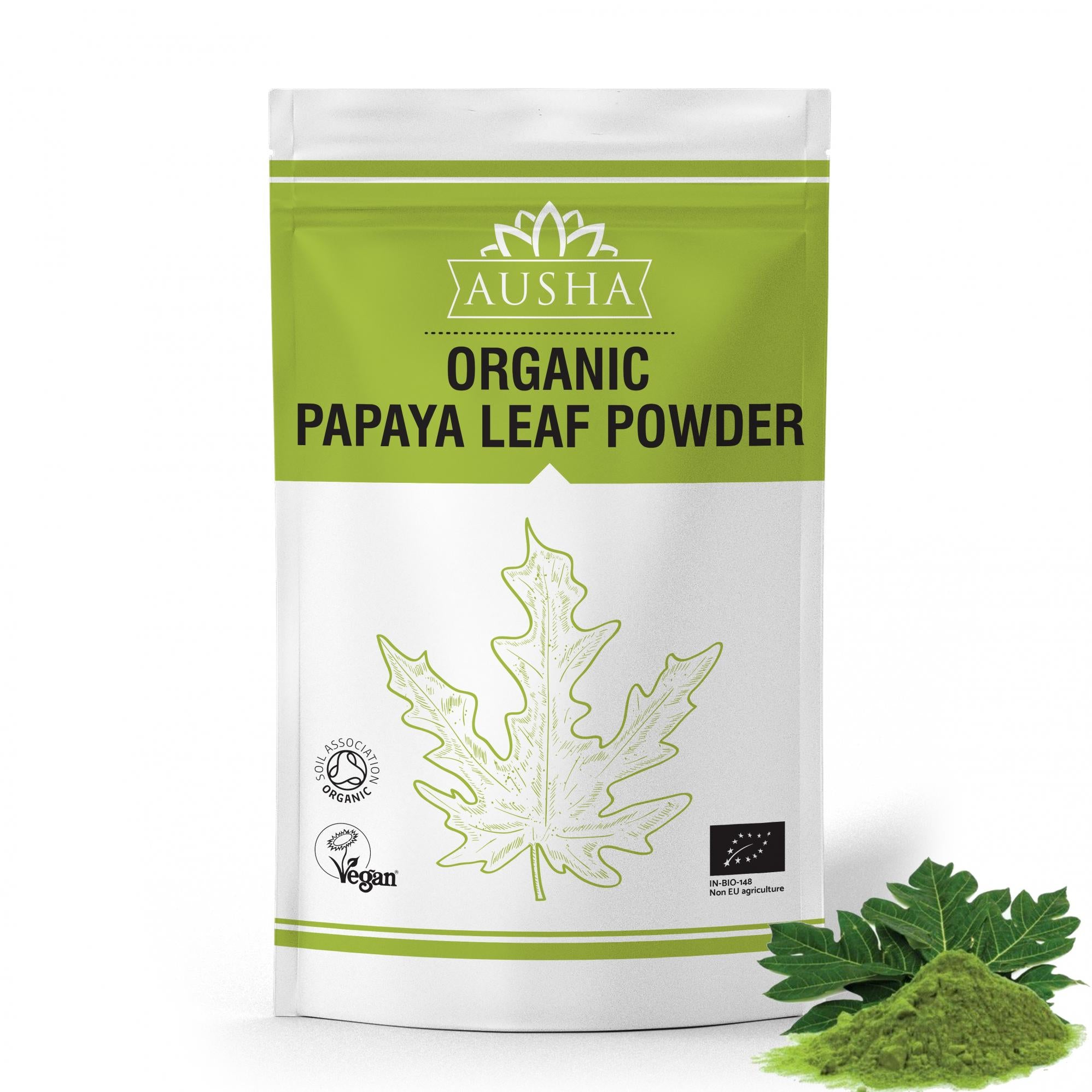 Ausha Organic Papaya Leaf Powder 100g