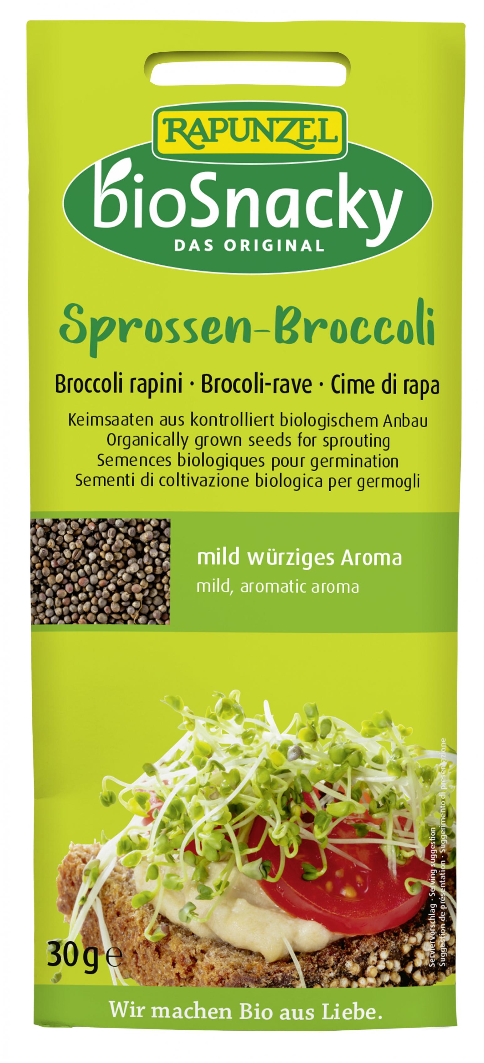 A Vogel (BioForce) bioSnacky Broccoli Rapini Sprouting Seeds 30g