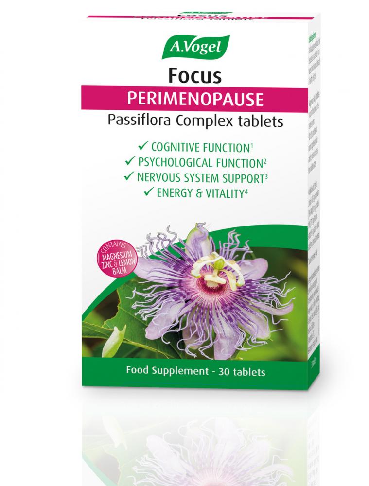 A Vogel (BioForce) Focus Perimenopause Passiflora Complex Tablets 30's