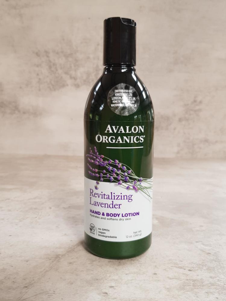 Avalon Organics Revitalizing Lavender Hand & Body Lotion 340g