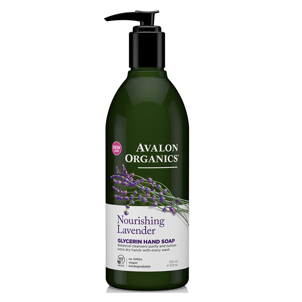 Avalon Organics Nourishing Lavender Glycerin Hand Soap 355ml