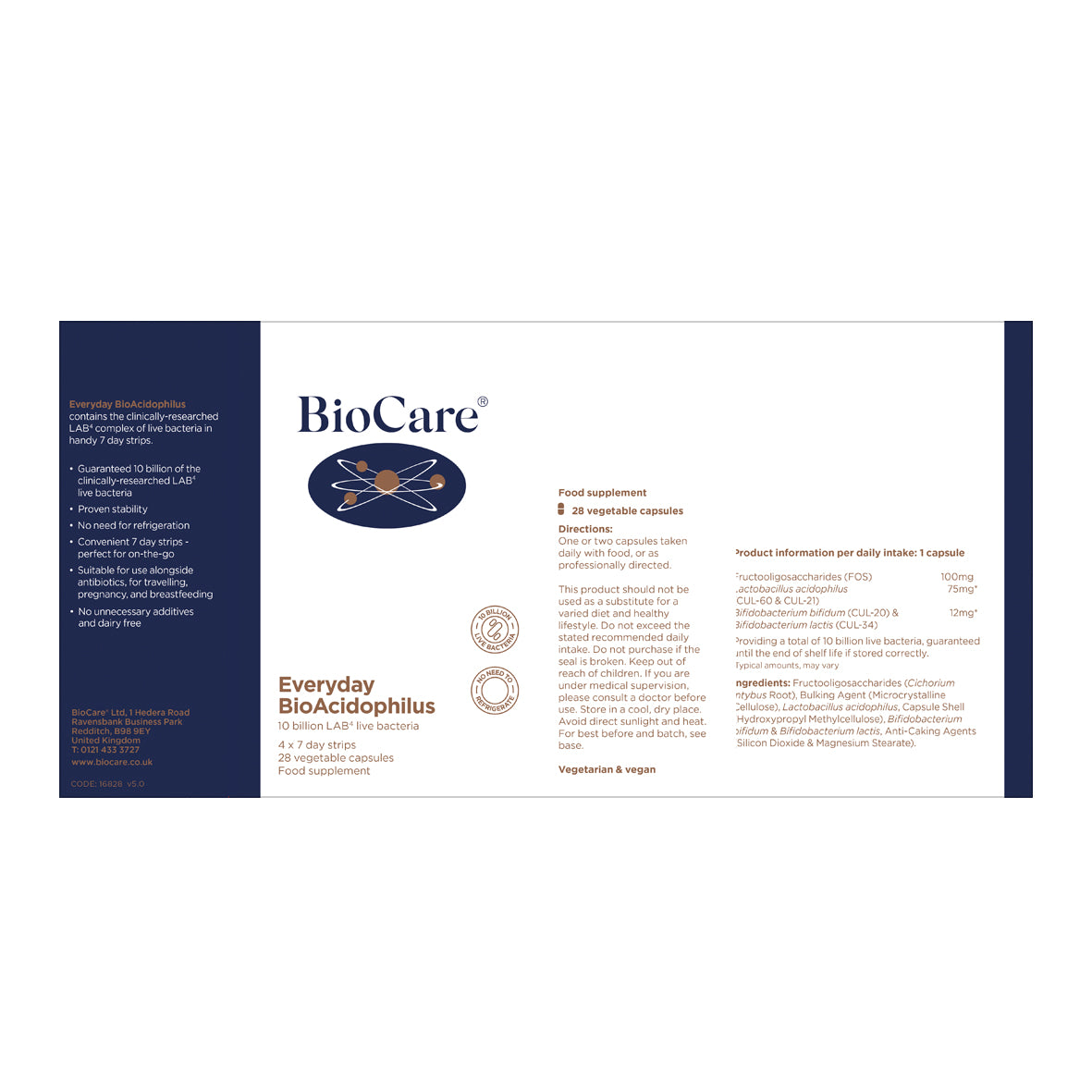 BioCare Everyday BioAcidophilus 28's