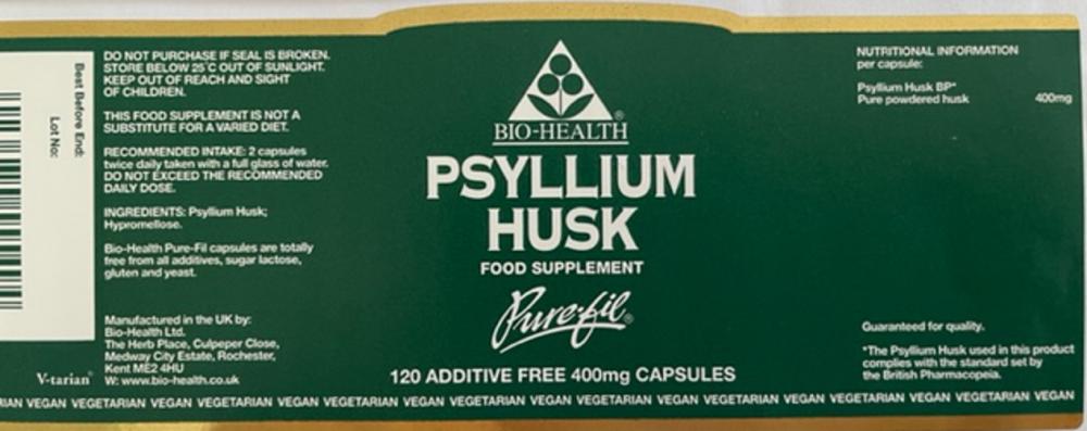 Bio-Health Psyllium Husk 120's