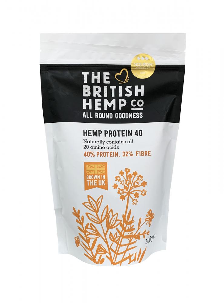 The British Hemp Co Hemp Protein 40 500g