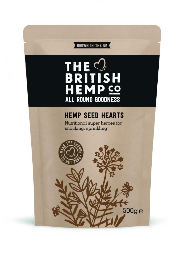 The British Hemp Co Hemp Seed Hearts 500g