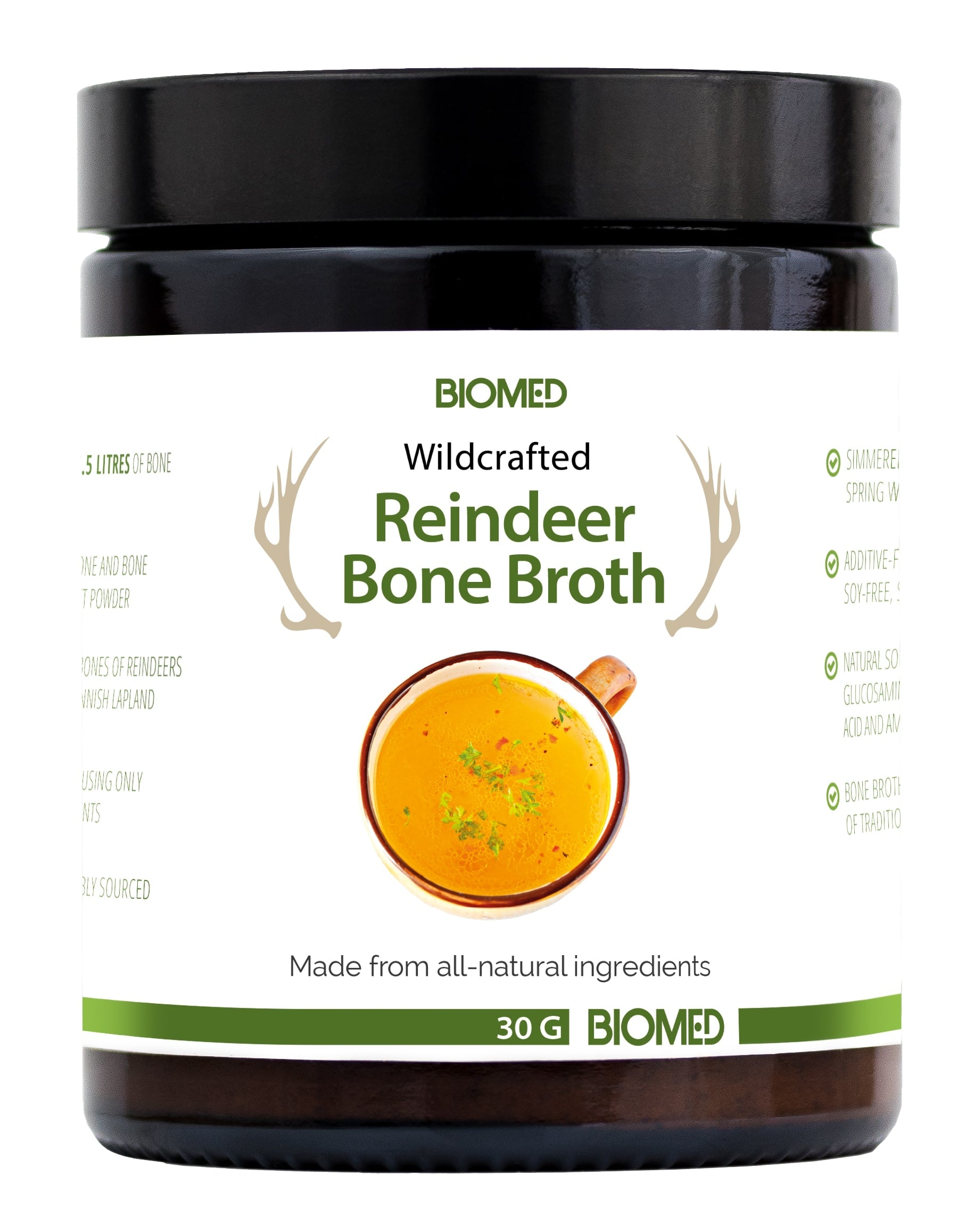 BIOMED Reindeer Bone Broth 30g (Currently Unavailable - Long Term Out of Stock)