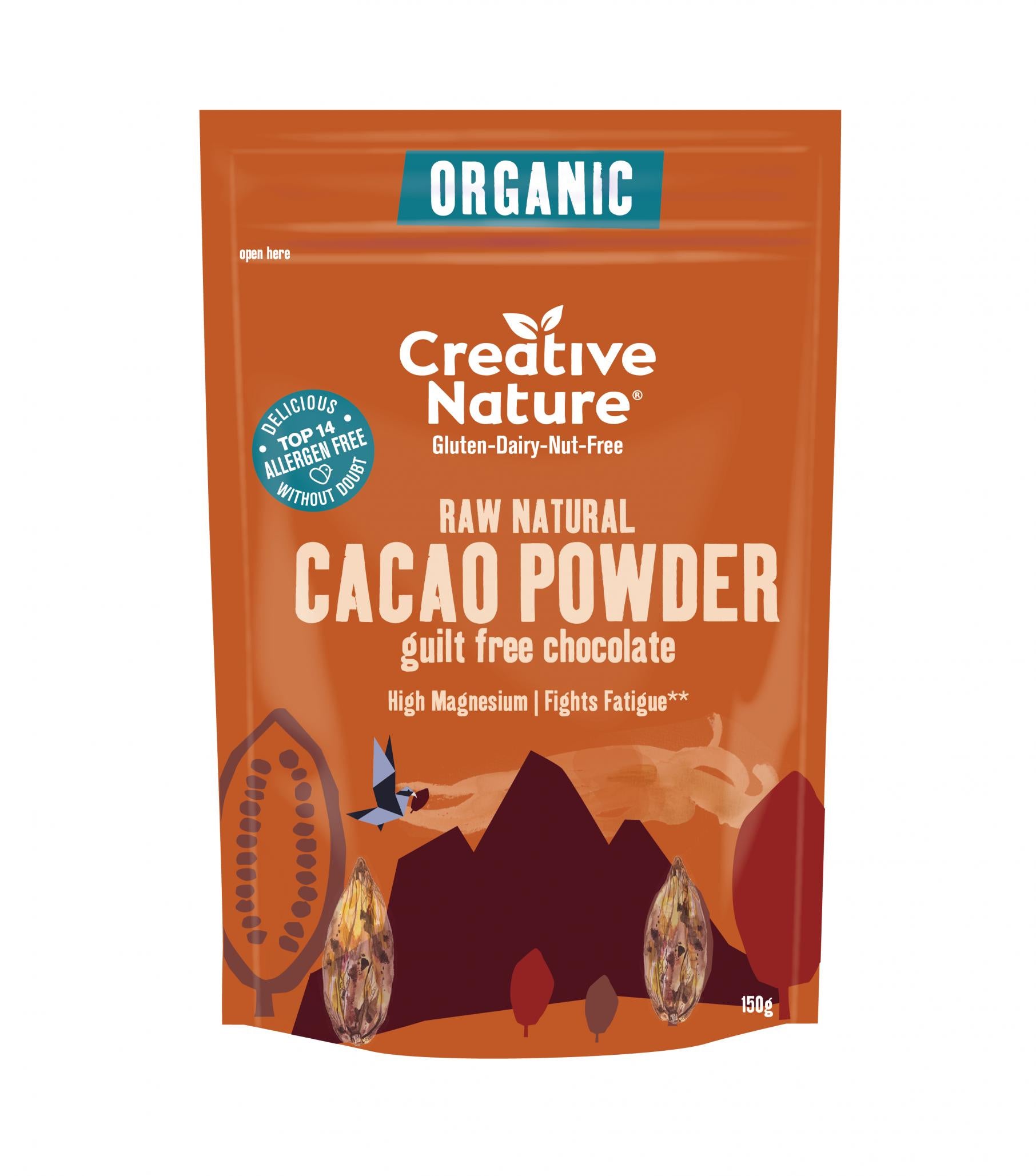 Creative Nature Raw Natural Cacao Powder (Organic) 150g