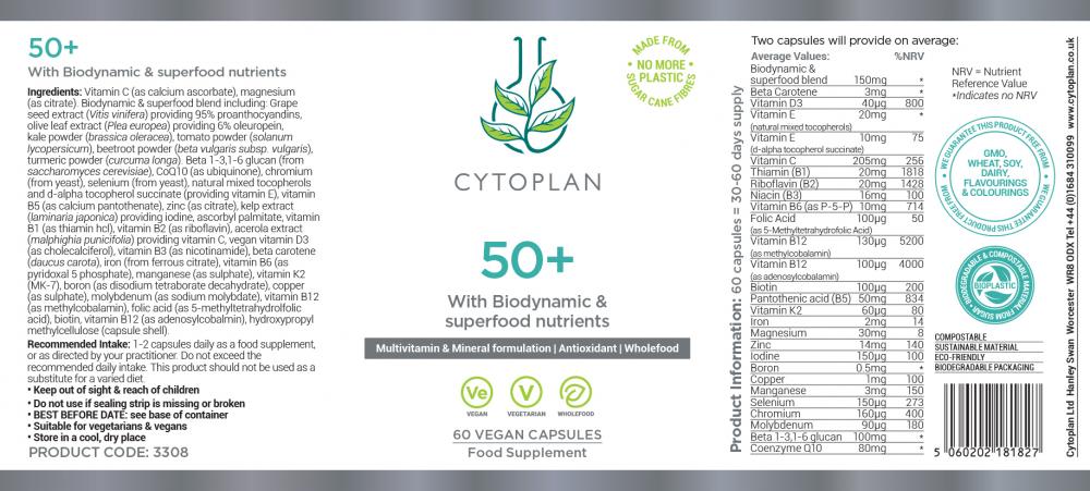 Cytoplan 50+ 60's