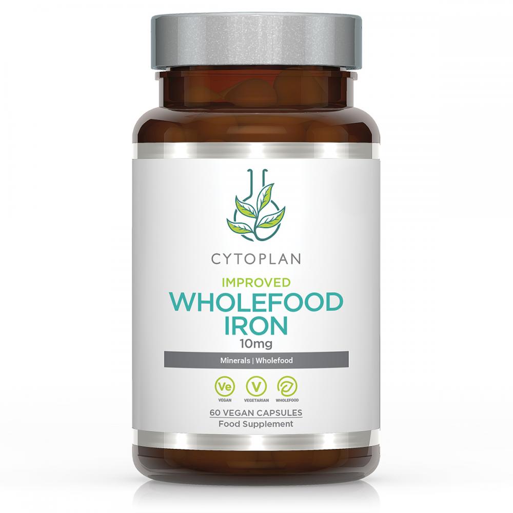 Cytoplan Wholefood Iron 10mg (formerly 5mg) 60's