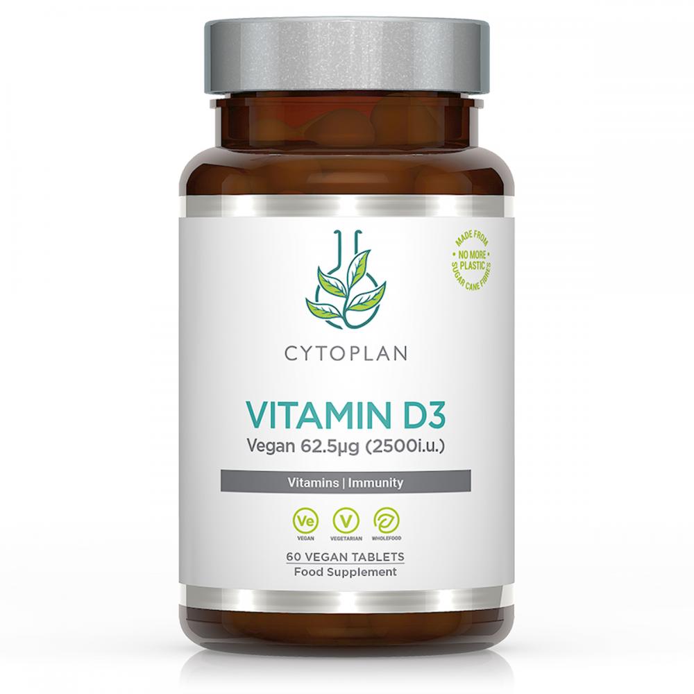 Cytoplan Vitamin D3 Vegan 62.5ug  60's