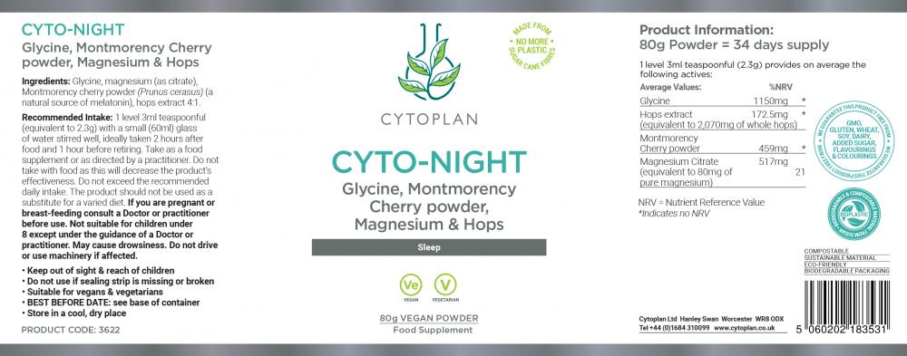 Cytoplan Cyto-Night 80g