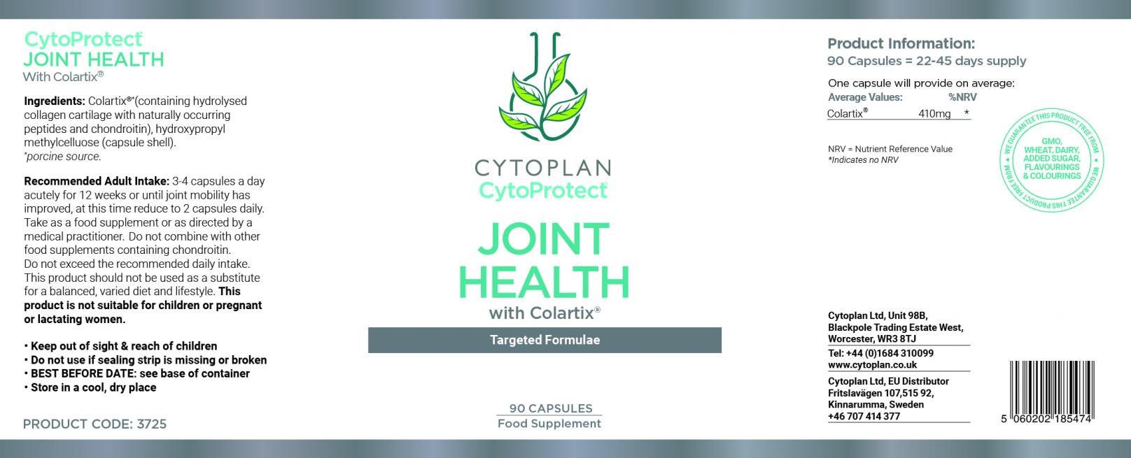 Cytoplan CytoProtect Joint Health 90's