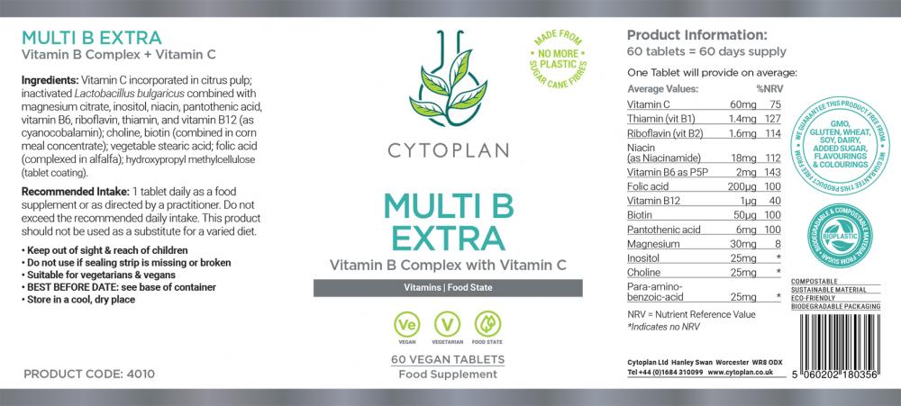 Cytoplan Multi B Extra 60's