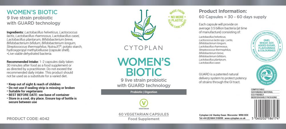 Cytoplan Women's Biotic 60's