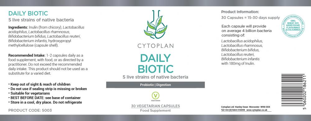 Cytoplan Daily Biotic 30's