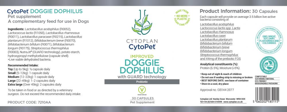 Cytoplan Cytopet Doggie Dophilus 30's