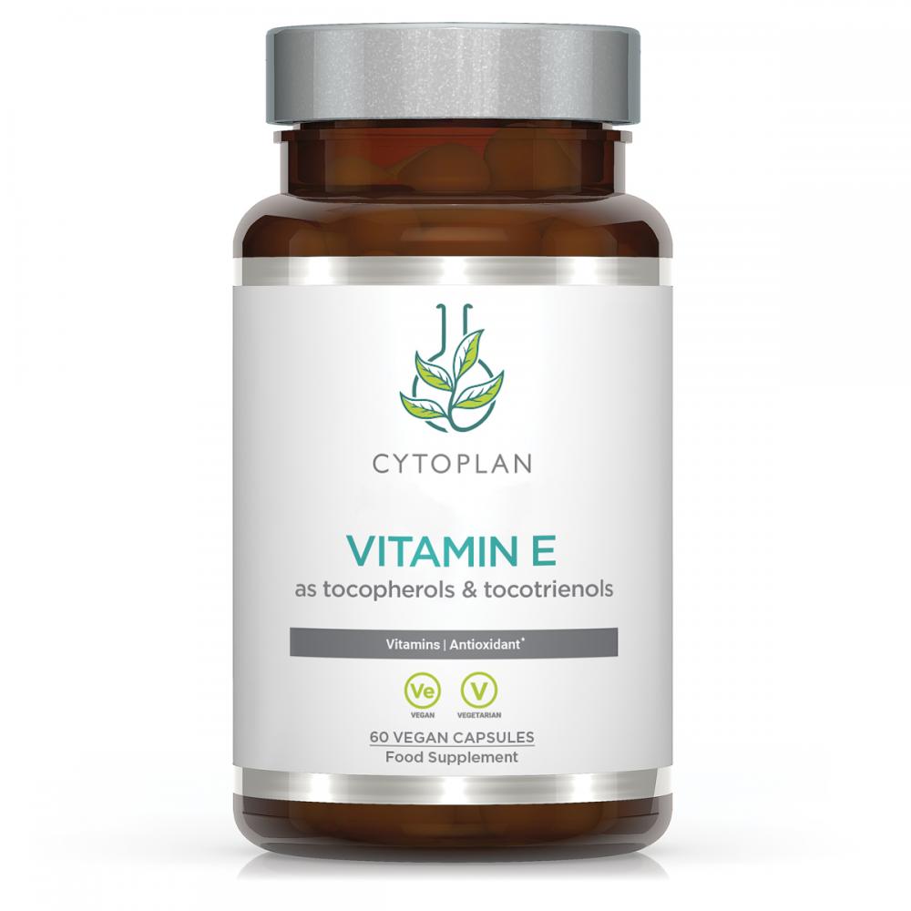 Cytoplan Vitamin E as Tocopherols & Tocotrienols (formerly Tocopherol & Tocotrienol Complex 300mg) 60s