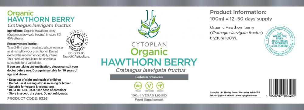 Cytoplan Organic Hawthorn Berry 100ml