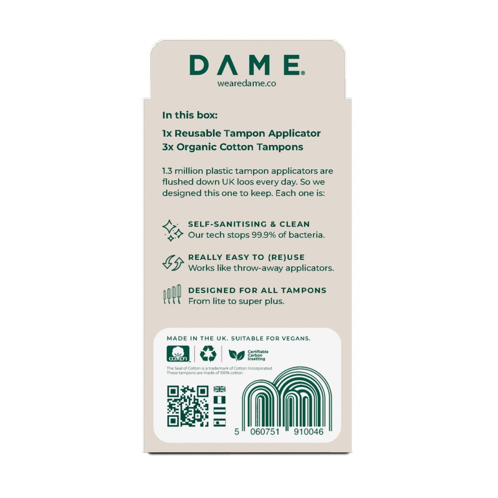 Dame Reusable Tampon Applicator