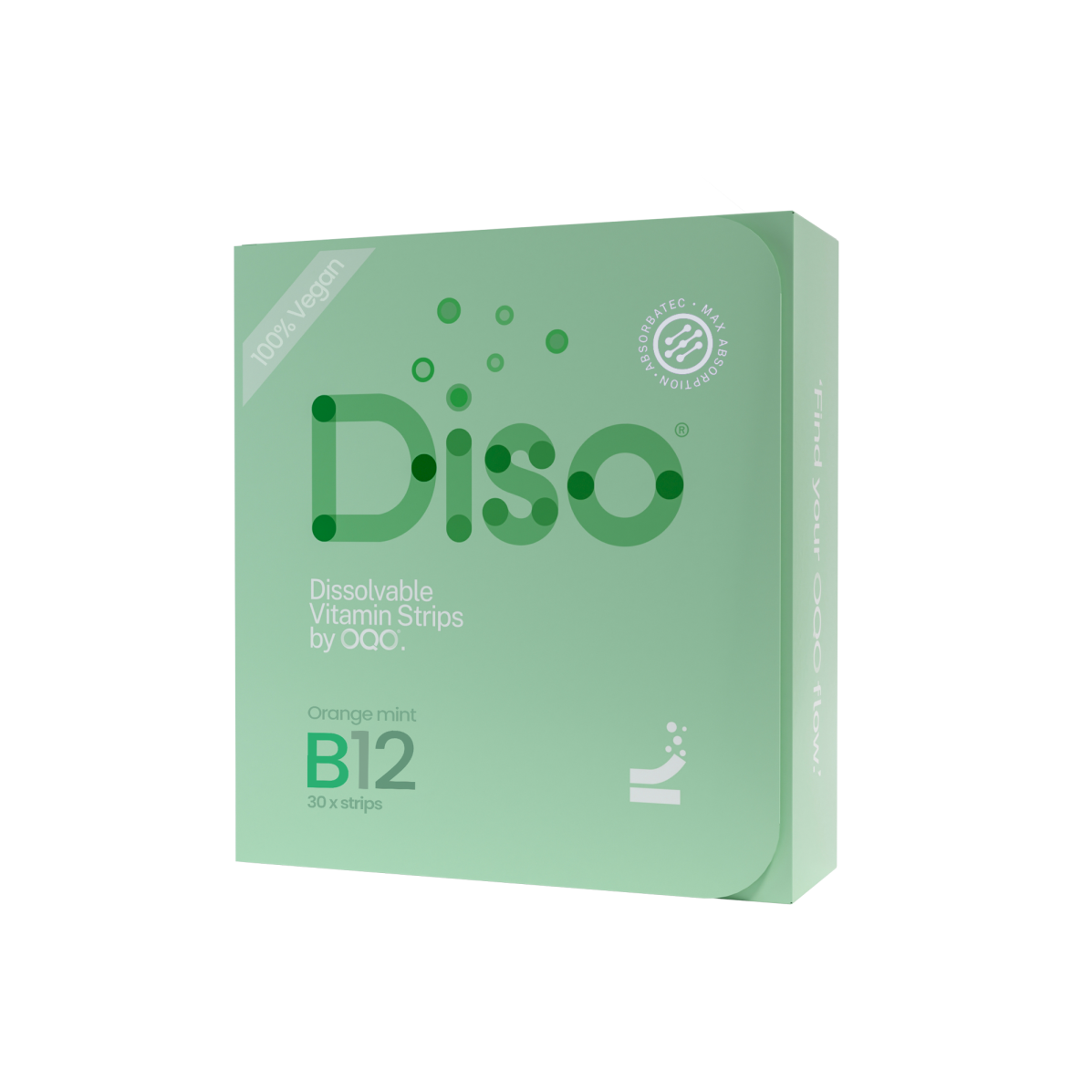 Diso B12 Dissolvable Vitamin Strips 30's