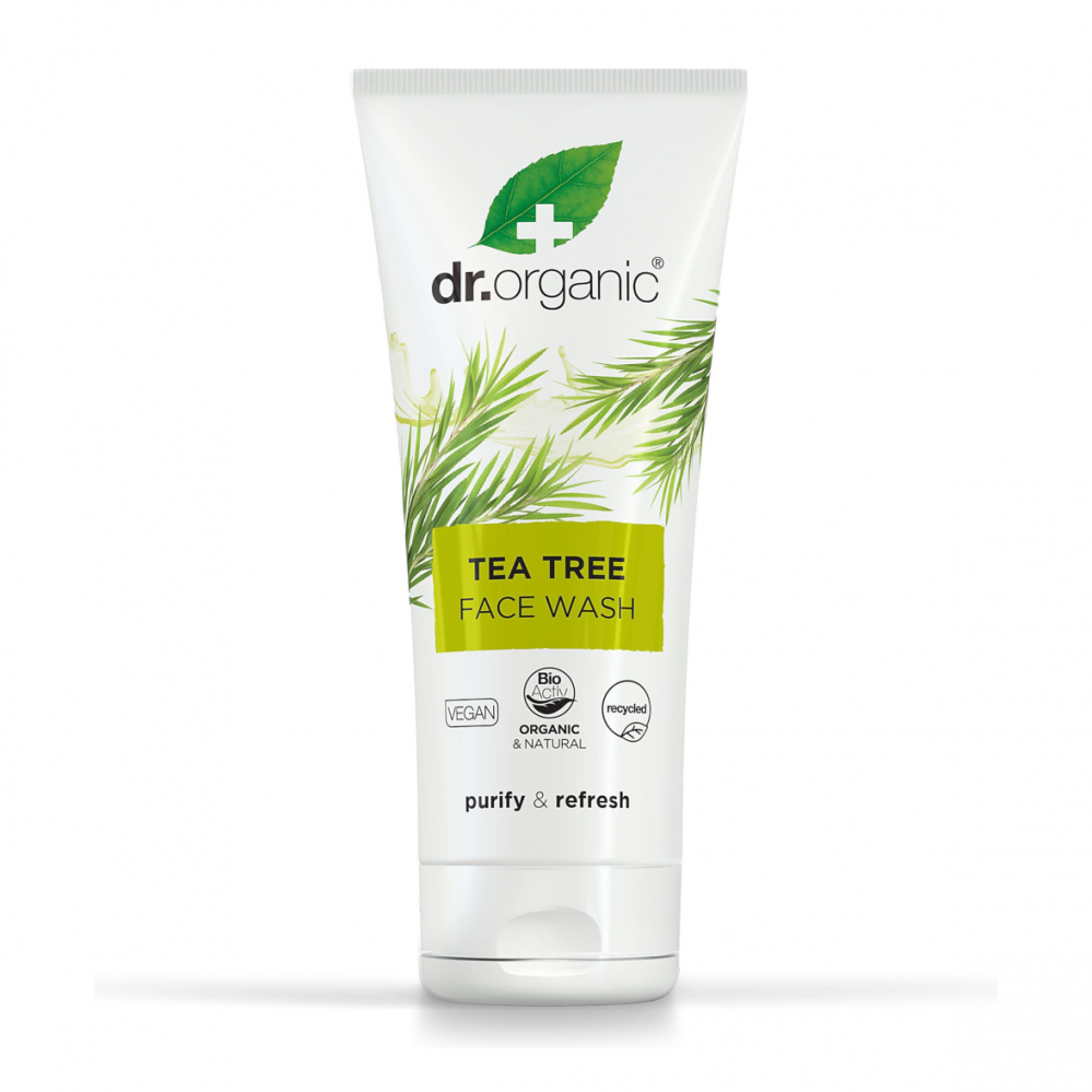 Dr Organic Tea Tree Face Wash 200ml