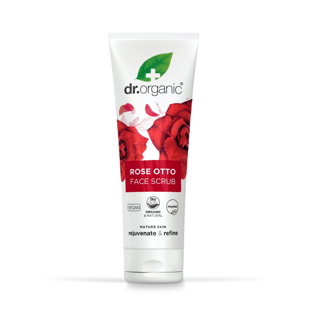 Dr Organic Rose Otto Face Scrub 125ml