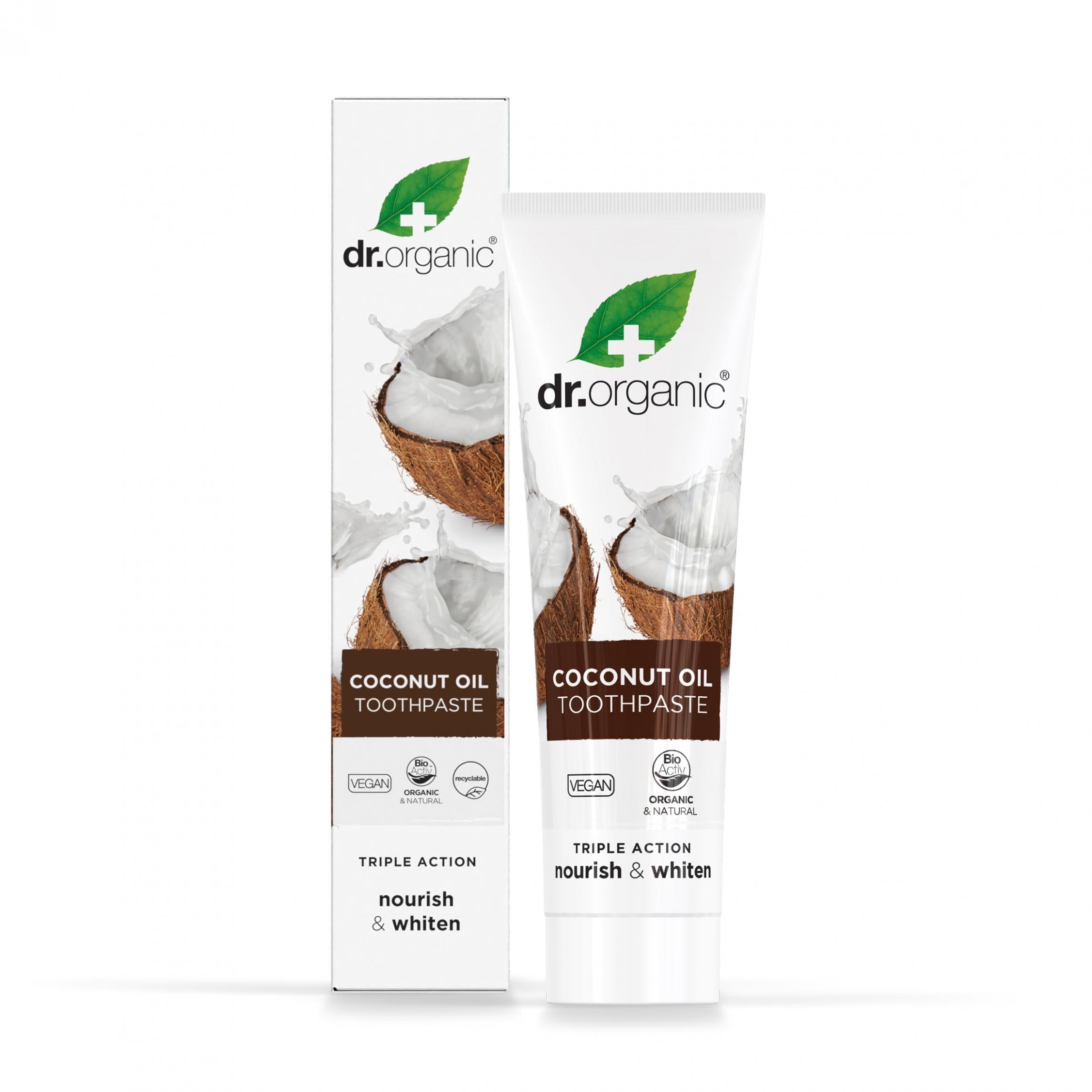 Dr Organic Coconut Oil Toothpaste 100ml