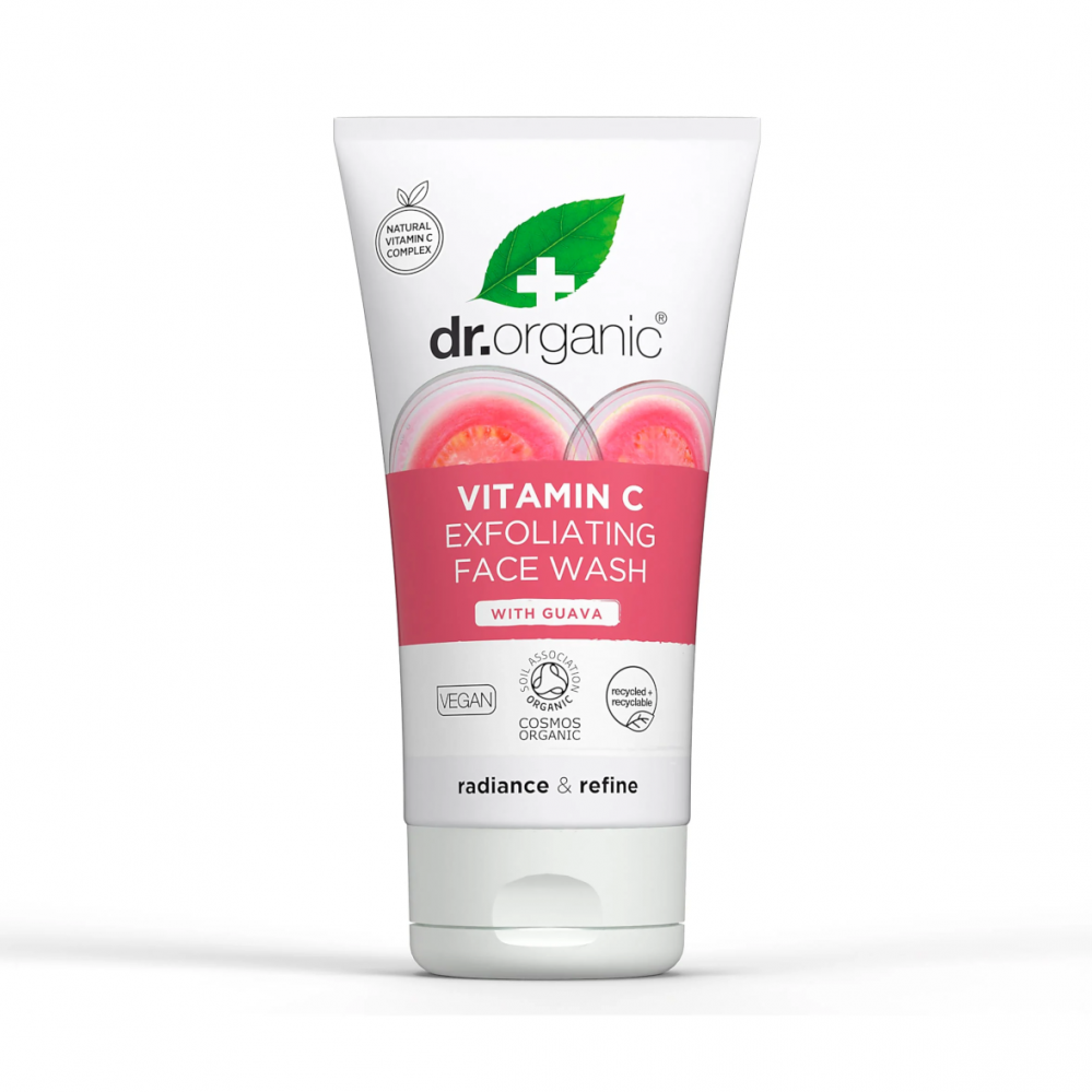 Dr Organic Vitamin C Exfoliating Face Wash with Guava 150ml