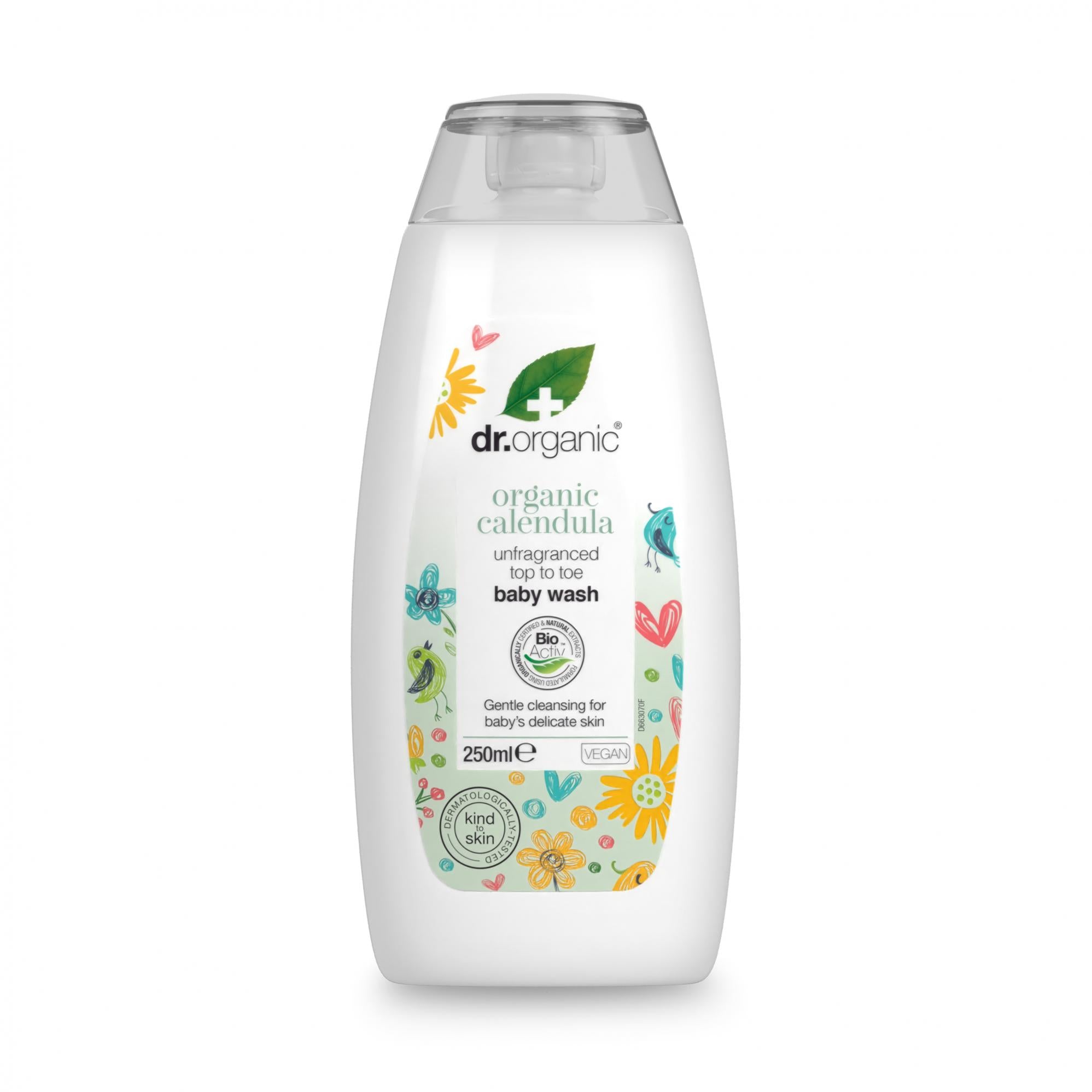 Dr Organic Baby Wash with Calendula 250ml