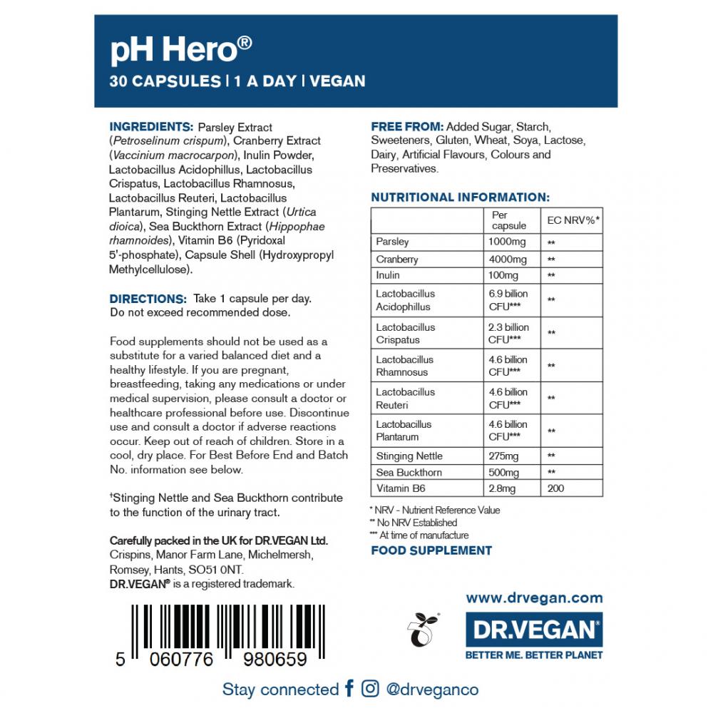 DR VEGAN pH Hero 30s