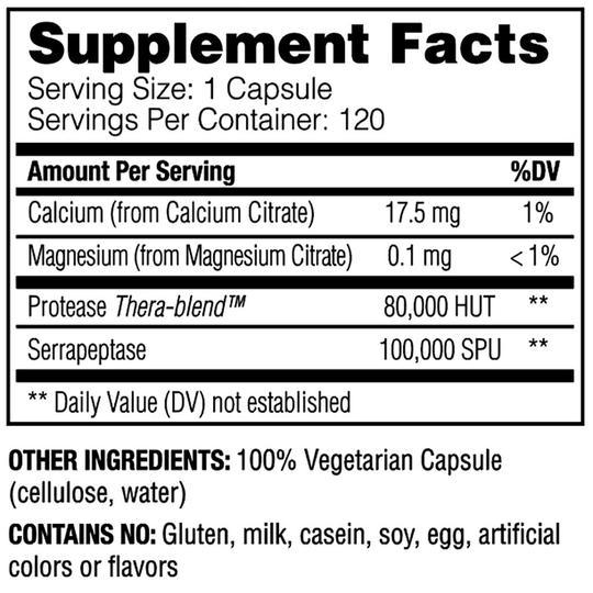 Enzyme Science Serrapeptase Pro 120's