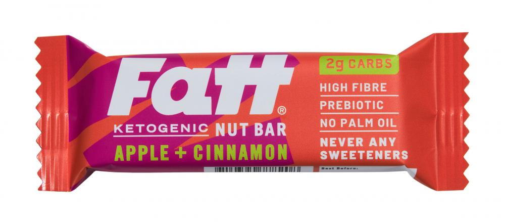 Fatt Apple + Cinnamon Nut Bar 30g SINGLE