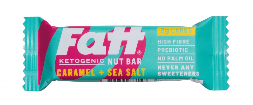 Fatt Caramel + Sea Salt Nut Bar 30g SINGLE