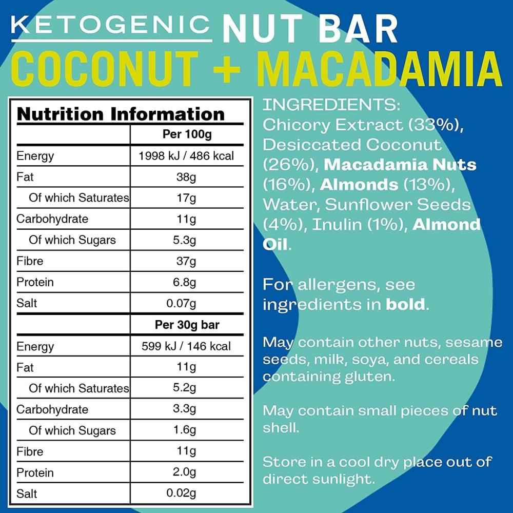 Fatt Coconut + Macadamia Nut Bar 30g SINGLE