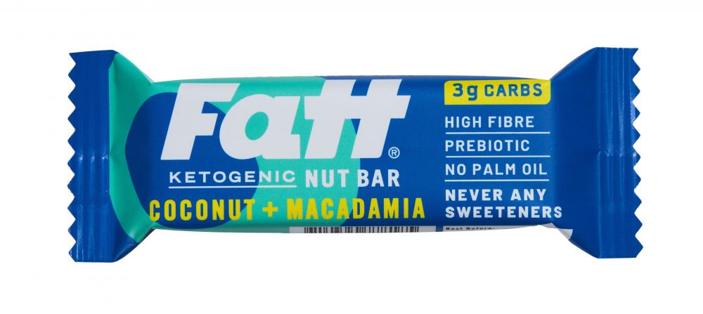 Fatt Coconut + Macadamia Nut Bar 30g SINGLE