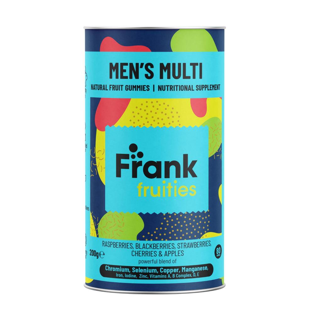 Frank Fruities Men's Multi Natural Fruit Gummies 80's