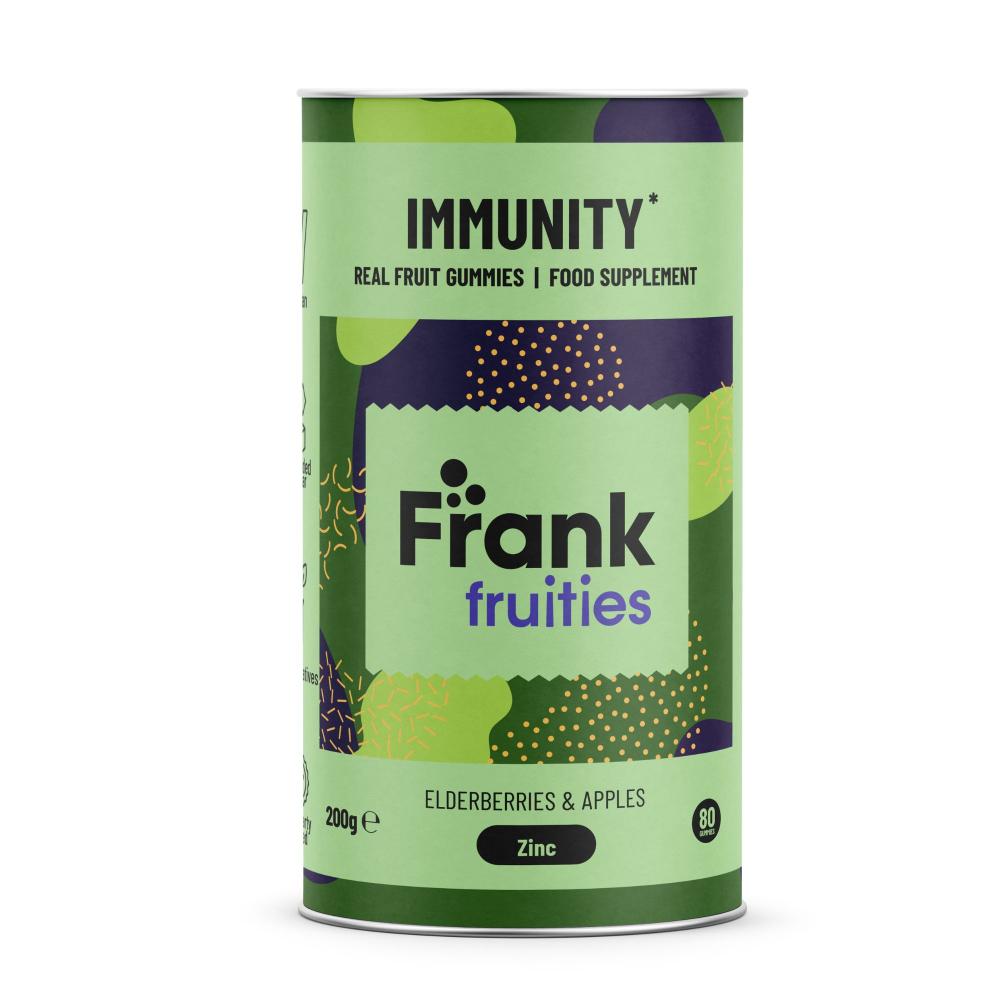 Frank Fruities Immunity Real Fruit Gummies 80's