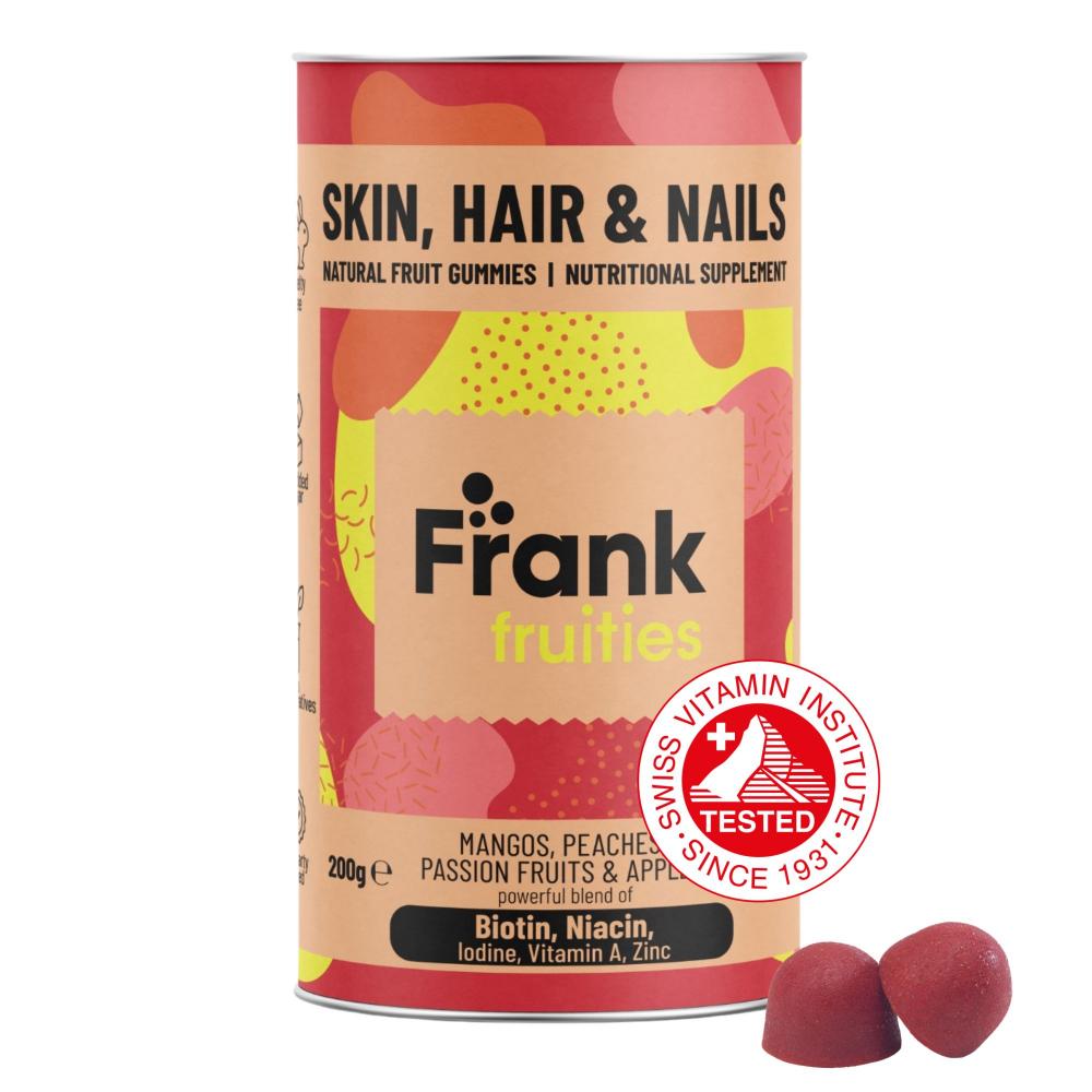 Frank Fruities Skin, Hair & Nails Natural Fruit Gummies 80's