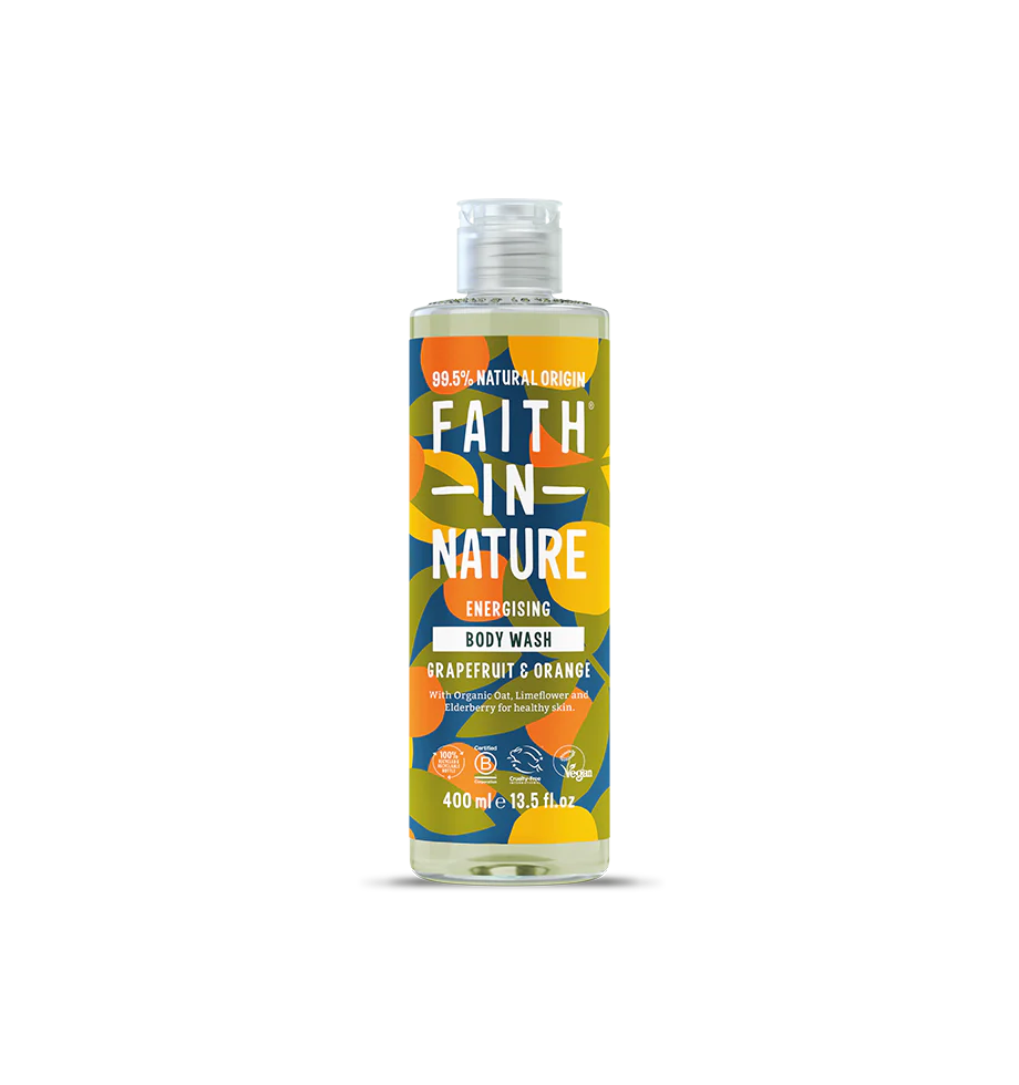 Faith In Nature Energising Body Wash Grapefruit & Orange 400ml