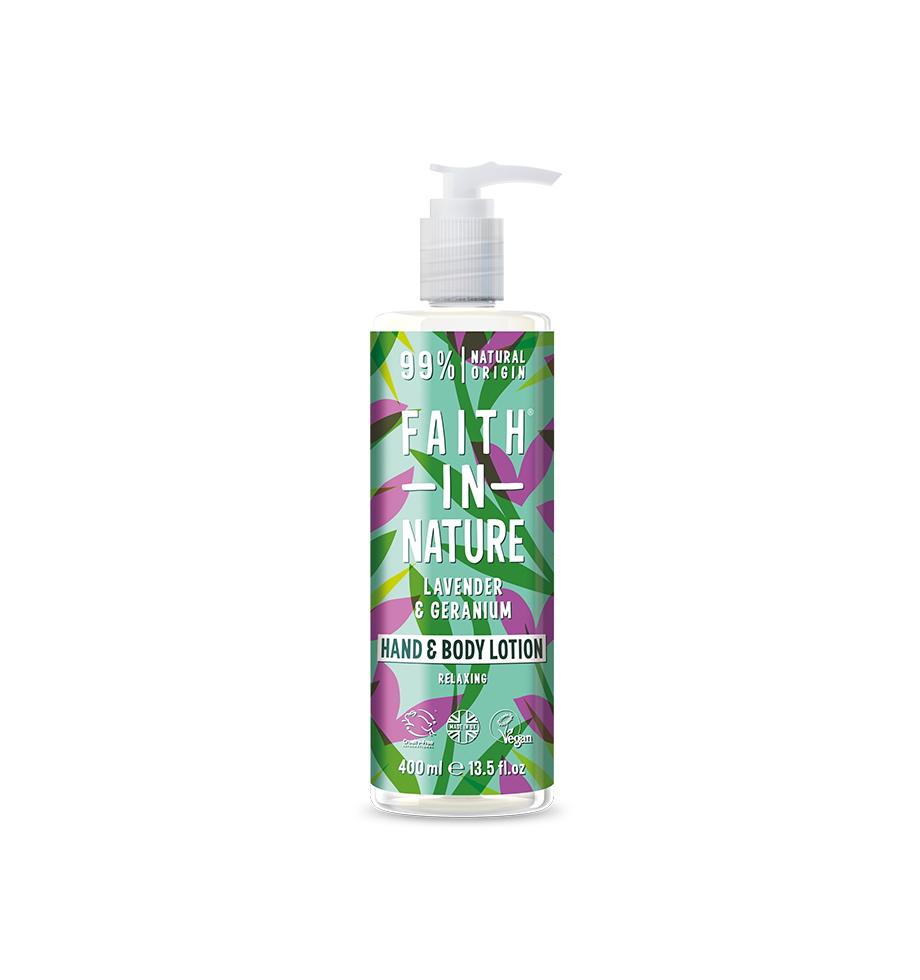 Faith In Nature Lavender & Geranium Hand & Body Lotion 400ml