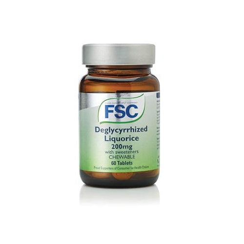 FSC Deglycyrrhized Liquorice 200mg 60's