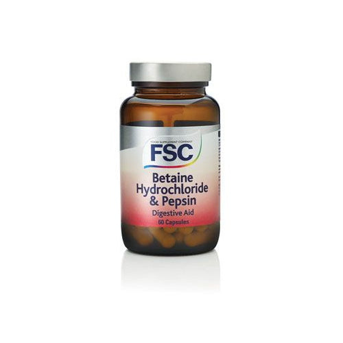 FSC Betaine Hydrochloride & Pepsin 60's