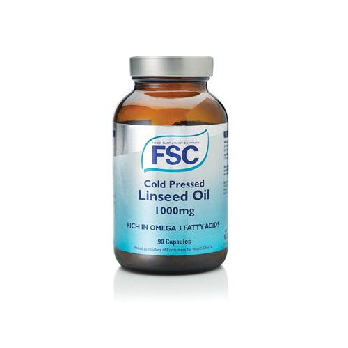 FSC Cold Pressed Linseed Oil 1000mg 90's