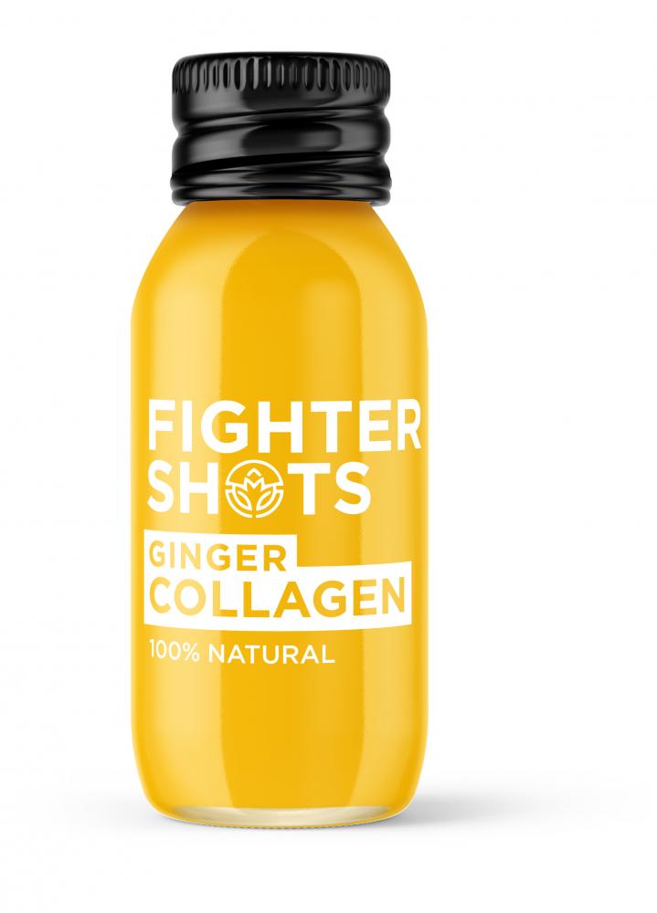 Fighter Shots Ginger Collagen 60ml SINGLE